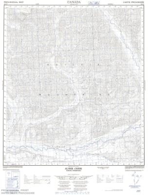 116A04 - AUSSIE CREEK - Topographic Map