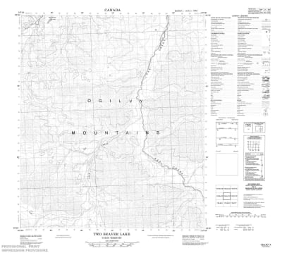 116A11 - TWO BEAVER LAKE - Topographic Map