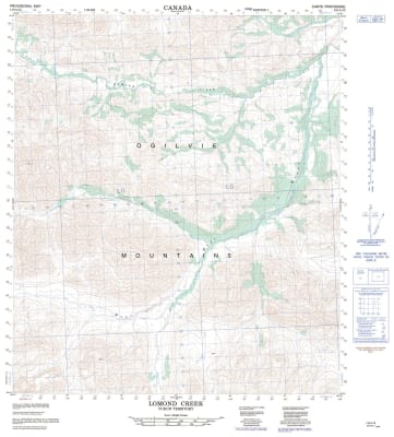 116A12 - LOMOND CREEK - Topographic Map