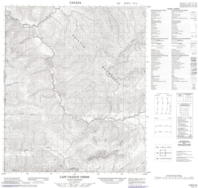 116C15 - LAST CHANCE CREEK - Topographic Map