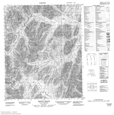 116F09 - MOUNT BRAGG - Topographic Map
