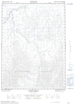 117A10E - ANKER CREEK - Topographic Map