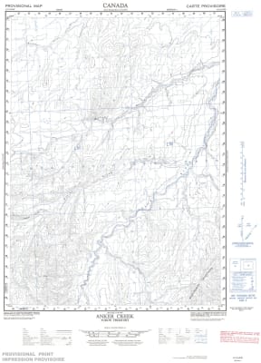 117A10W - ANKER CREEK - Topographic Map