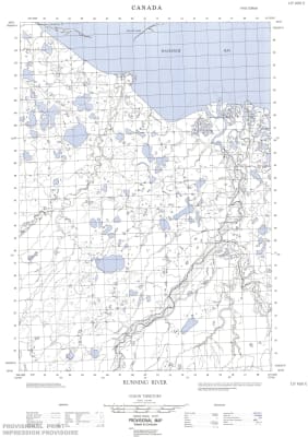 117A15E - RUNNING RIVER - Topographic Map
