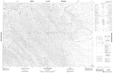 117D04 - GLACIER CREEK - Topographic Map
