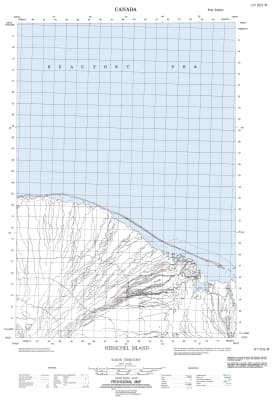 117D12W - HERSCHEL ISLAND - Topographic Map