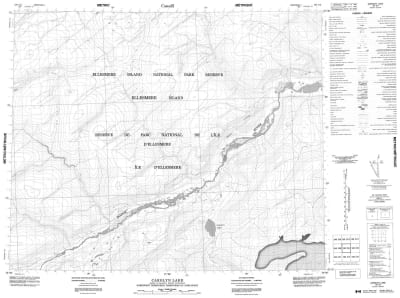 120C05 - CAROLYN LAKE - Topographic Map