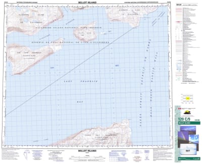 120C09 - BELLOT ISLAND - Topographic Map