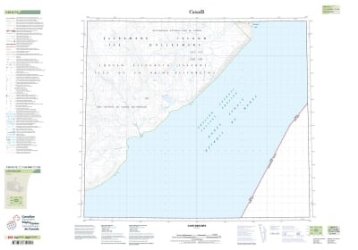 120D13 - CAPE BEECHEY - Topographic Map