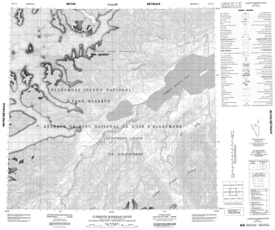 120F11 - CLEMENTS MARKHAM RIVER - Topographic Map