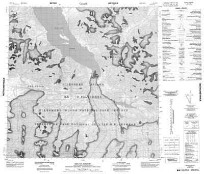 120F13 - MOUNT HORNBY - Topographic Map