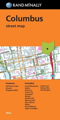 Navigate Columbus and surrounding areas with confidence using Rand McNally's folded map. This essential travel tool provides unbeatable accuracy and clarity, making it easy to find your way around this part of Ohio. Shows all major roads, including Inters