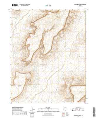 Whippoorwill Spring Arizona - 24k Topo Map