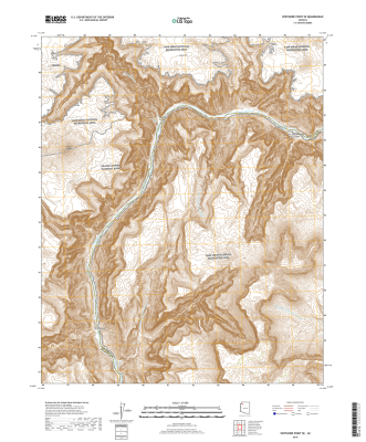 Whitmore Point SE Arizona - 24k Topo Map