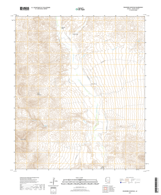 Wildhorse Mountain Arizona - 24k Topo Map