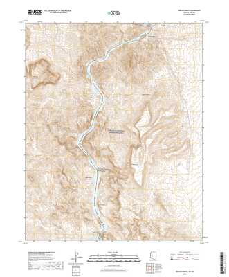 Willow Beach Arizona - Nevada - 24k Topo Map