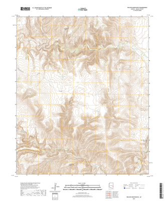 Willow Mountain SE Arizona - 24k Topo Map