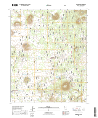 Wing Mountain Arizona - 24k Topo Map