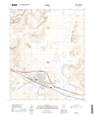 Winslow Arizona - 24k Topo Map