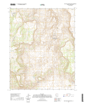 Wolf Hole Mountain West Arizona - 24k Topo Map