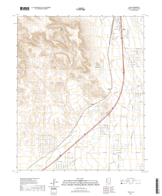 Yucca Arizona - 24k Topo Map