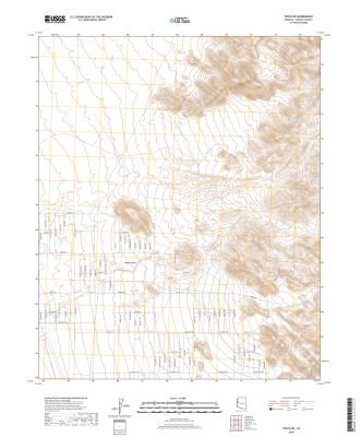 Yucca NE Arizona - 24k Topo Map
