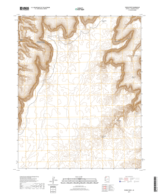Yunosi Point Arizona - 24k Topo Map