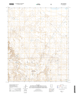 Zeniff Arizona - 24k Topo Map