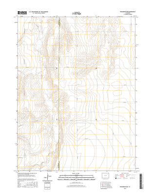 Woodrow NW Colorado - 24k Topo Map