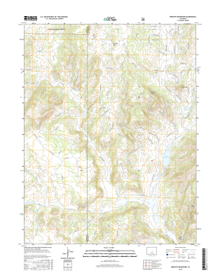 Wrights Reservoir Colorado - 24k Topo Map