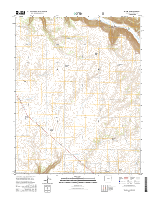 Yellow Jacket Colorado - 24k Topo Map