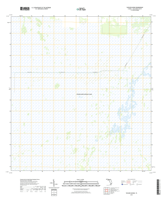 Taylor Slough Florida - 24k Topo Map