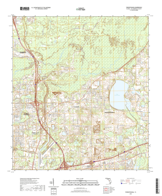 Thonotosassa Florida - 24k Topo Map