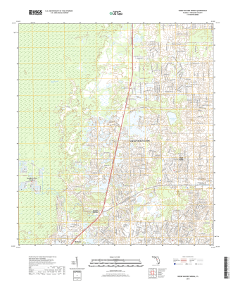 Weeki Wachee Spring Florida - 24k Topo Map