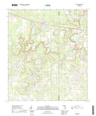 Wellborn Florida - 24k Topo Map