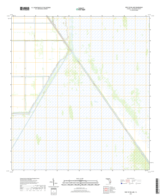 West of Big Lake Florida - 24k Topo Map