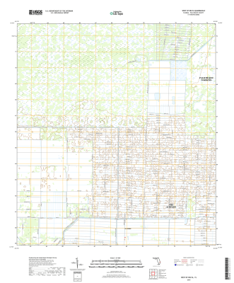 West of Delta Florida - 24k Topo Map