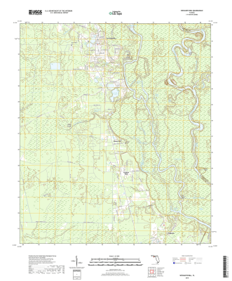 Wewahitchka Florida - 24k Topo Map