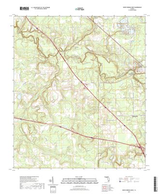 White Springs West Florida - 24k Topo Map