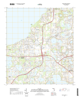 Winter Garden Florida - 24k Topo Map