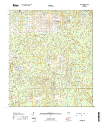 Woodville Florida - 24k Topo Map