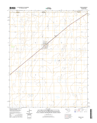 Tyrone Oklahoma - Kansas - 24k Topo Map