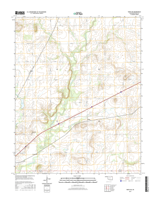 Vinita NE Oklahoma  - 24k Topo Map