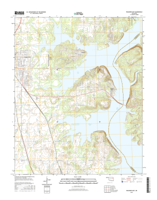 Wagoner East Oklahoma  - 24k Topo Map