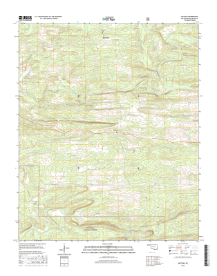 Watson Oklahoma  - 24k Topo Map
