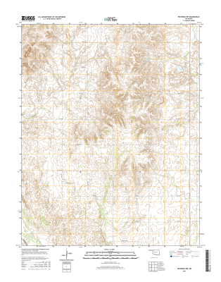 Waynoka NW Oklahoma  - 24k Topo Map