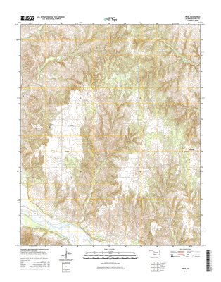 Webb Oklahoma  - 24k Topo Map