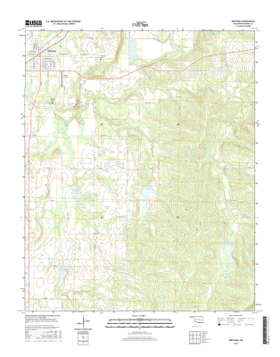 Wetumka Oklahoma  - 24k Topo Map