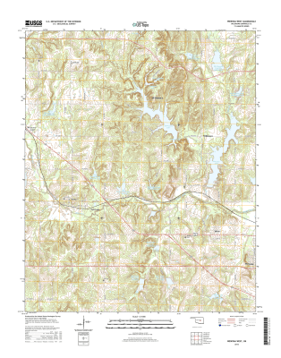 Wewoka West Oklahoma  - 24k Topo Map