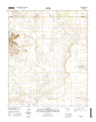 Willow Oklahoma  - 24k Topo Map